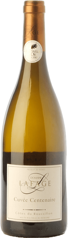 18,95 € 免费送货 | 白酒 Domaine Lafage Cuvée Centenaire 岁 A.O.C. Côtes du Roussillon