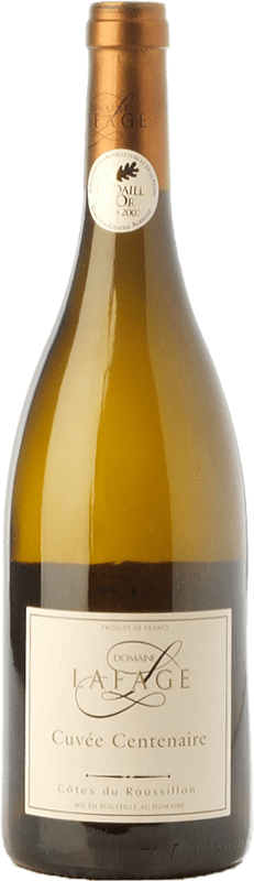 11,95 € | 白酒 Lafage Cuvée Centenaire 岁 A.O.C. Côtes du Roussillon 朗格多克 - 鲁西荣 法国 Grenache White, Roussanne 75 cl