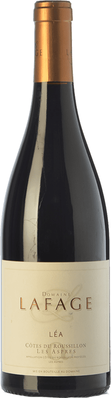 26,95 € Free Shipping | Red wine Domaine Lafage Cuvée Léa Crianza A.O.C. Côtes du Roussillon Languedoc-Roussillon France Syrah, Grenache, Carignan Bottle 75 cl