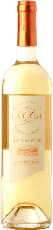 Kostenloser Versand | Süßer Wein Domaine Lafage Grain de Vignes A.O.C. Muscat de Rivesaltes Languedoc-Roussillon Frankreich Muskat 75 cl