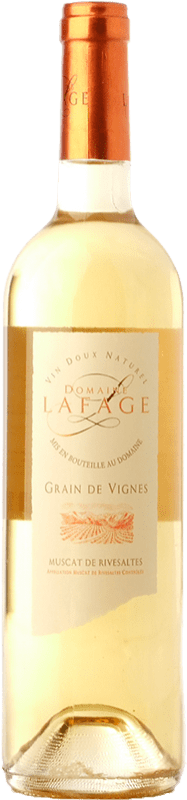 Free Shipping | Sweet wine Domaine Lafage Grain de Vignes A.O.C. Muscat de Rivesaltes Languedoc-Roussillon France Muscat of Alexandria, Muscatel Small Grain 75 cl