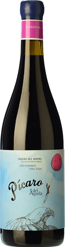 27,95 € | Red wine Dominio del Águila Pícaro del Águila Crianza D.O. Ribera del Duero Castilla y León Spain Tempranillo, Grenache, Bobal, Albillo Bottle 75 cl
