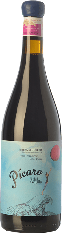 26,95 € | 红酒 Dominio del Águila Pícaro del Águila 岁 D.O. Ribera del Duero 卡斯蒂利亚莱昂 西班牙 Tempranillo, Grenache, Bobal, Albillo 特别的瓶子 5 L