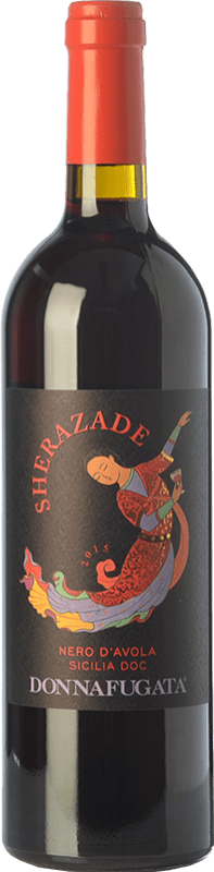 15,95 € Free Shipping | Red wine Donnafugata Sherazade I.G.T. Terre Siciliane Sicily Italy Nero d'Avola Bottle 75 cl