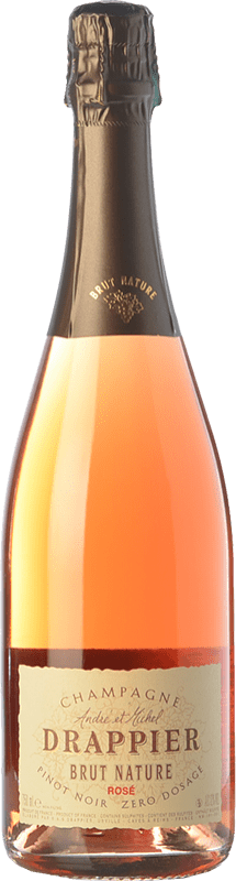 Kostenloser Versand | Rosé Sekt Drappier Zero Dosage Rosé Brut Natur A.O.C. Champagne Champagner Frankreich Spätburgunder 75 cl