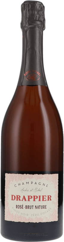 71,95 € | Rosé Sekt Drappier Brut Nature Rosé A.O.C. Champagne Champagner Frankreich Pinot Noir — Spätburgunder 75 cl