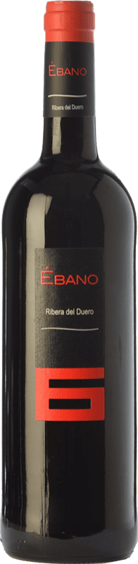 9,95 € | Красное вино Ébano 6 Молодой D.O. Ribera del Duero Кастилия-Леон Испания Tempranillo 75 cl