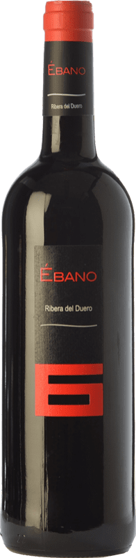 Kostenloser Versand | Rotwein Ébano 6 Jung D.O. Ribera del Duero Kastilien und León Spanien Tempranillo 75 cl