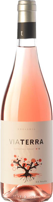 18,95 € 免费送货 | 玫瑰酒 Edetària Via Terra Rosat D.O. Terra Alta 瓶子 Magnum 1,5 L