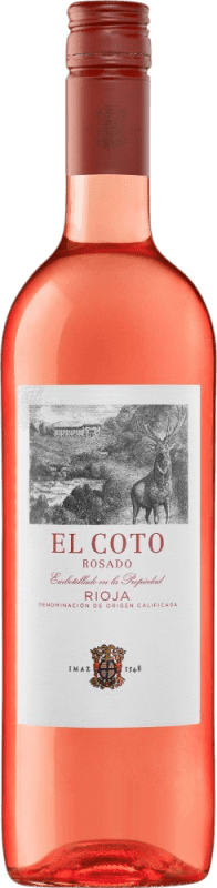 4,95 € | Розовое вино Coto de Rioja Молодой D.O.Ca. Rioja Ла-Риоха Испания Tempranillo, Grenache 75 cl