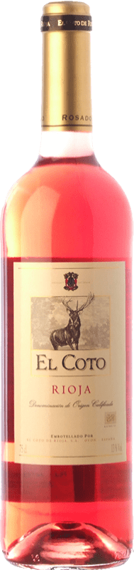 4,95 € | Vino rosado Coto de Rioja Joven D.O.Ca. Rioja La Rioja España Tempranillo, Garnacha 75 cl