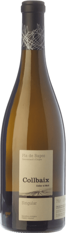 27,95 € Free Shipping | White wine El Molí Collbaix Singular Blanc D.O. Pla de Bages Catalonia Spain Macabeo, Picapoll Bottle 75 cl