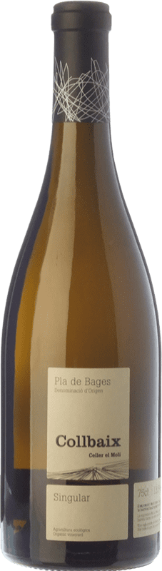 Envoi gratuit | Vin blanc El Molí Collbaix Singular Blanc D.O. Pla de Bages Catalogne Espagne Macabeo, Picapoll 75 cl