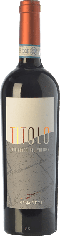 39,95 € | Red wine Elena Fucci Titolo D.O.C. Aglianico del Vulture Basilicata Italy Aglianico Bottle 75 cl