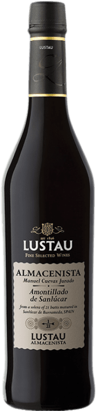 29,95 € Бесплатная доставка | Крепленое вино Lustau Almacenista Manuel Cuevas Jurado Amontillado D.O. Jerez-Xérès-Sherry бутылка Medium 50 cl