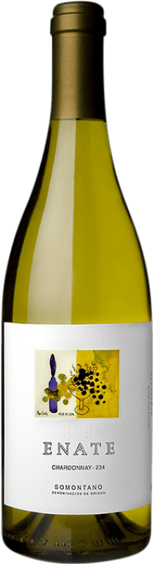 Бесплатная доставка | Белое вино Enate 234 D.O. Somontano Арагон Испания Chardonnay 75 cl