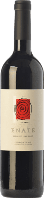Бесплатная доставка | Красное вино Enate старения D.O. Somontano Арагон Испания Merlot 75 cl