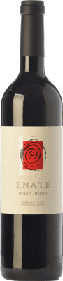 Free Shipping | Red Wine Enate Crianza — Aged D.O. Somontano Aragon Spain Merlot 75 cl