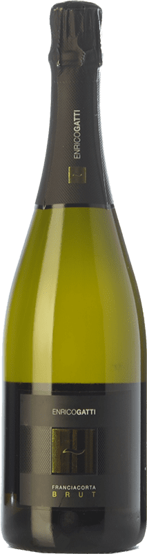 Envoi gratuit | Vin Mousseux Blanc Enrico Gatti Brut D.O.C.G. Franciacorta Lombardia Italie Chardonnay 75 cl