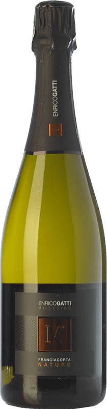 38,95 € | Белое игристое Enrico Gatti Природа Брута D.O.C.G. Franciacorta Ломбардии Италия Pinot Black, Chardonnay 75 cl