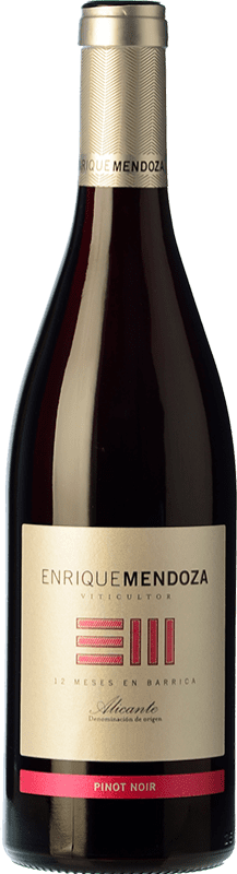 Free Shipping | Red wine Enrique Mendoza D.O. Alicante Valencian Community Spain Pinot Black 75 cl