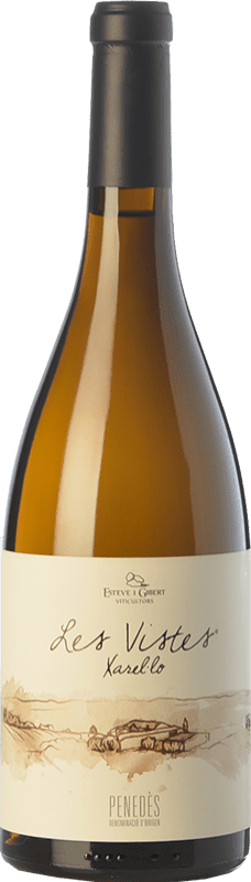 16,95 € Free Shipping | White wine Esteve i Gibert Les Vistes Crianza D.O. Penedès Catalonia Spain Xarel·lo Bottle 75 cl