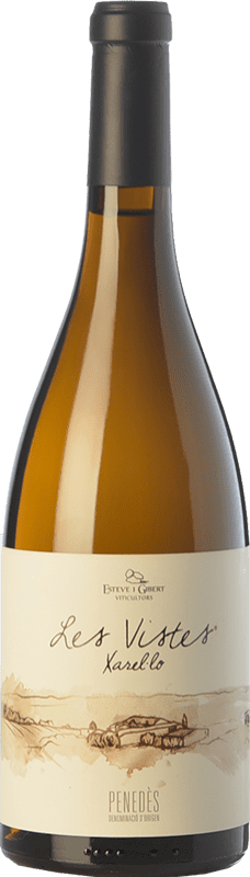 12,95 € Free Shipping | White Wine Esteve i Gibert Les Vistes Crianza — Aged D.O. Penedès