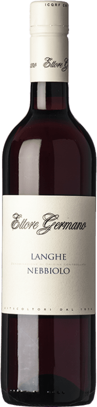 14,95 € Free Shipping | Red wine Ettore Germano D.O.C. Langhe Piemonte Italy Nebbiolo Bottle 75 cl