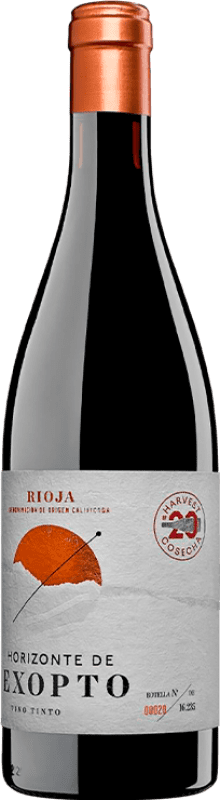 18,95 € | Red wine Exopto Horizonte Aged D.O.Ca. Rioja The Rioja Spain Tempranillo, Grenache, Mazuelo 75 cl