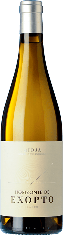 13,95 € Free Shipping | White wine Exopto Horizonte Crianza D.O.Ca. Rioja The Rioja Spain Viura, Malvasía, Grenache White Bottle 75 cl