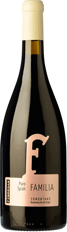 11,95 € | Красное вино Fábregas Puro молодое D.O. Somontano Арагон Испания Syrah — Сира 75 cl