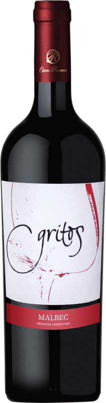 13,95 € | Red wine Otero Ramos Gritos Clásico Young I.G. Mendoza Mendoza Argentina Malbec Bottle 75 cl