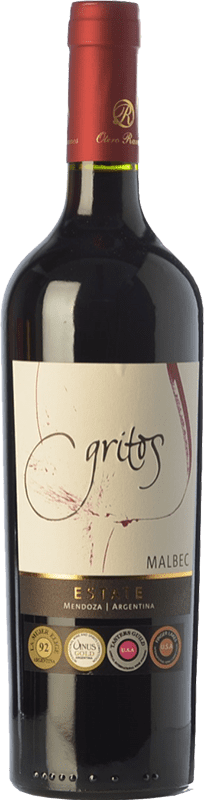 33,95 € Envio grátis | Vinho tinto Otero Ramos Gritos Estate Jovem I.G. Mendoza