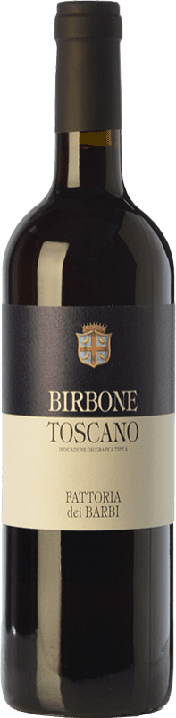 18,95 € | Красное вино Fattoria dei Barbi Birbone I.G.T. Toscana Тоскана Италия Merlot, Sangiovese 75 cl