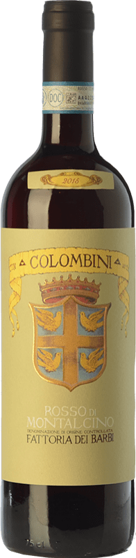 17,95 € | Красное вино Fattoria dei Barbi Colombini D.O.C. Rosso di Montalcino Тоскана Италия Sangiovese 75 cl