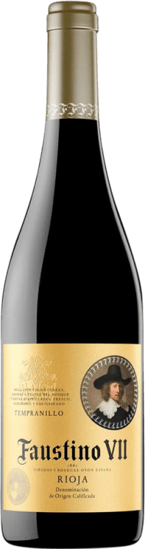 7,95 € Spedizione Gratuita | Vino Rosso Faustino VII Giovane D.O.Ca. Rioja