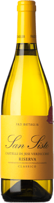 Fazi Battaglia San Sisto Verdicchio — Вердиккьо Castelli di Jesi Verdicchio Riserva Резерва 75 cl