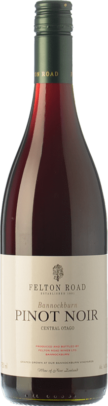 55,95 € | Red wine Felton Road Bannockburn Aged I.G. Central Otago Central Otago New Zealand Pinot Black Bottle 75 cl
