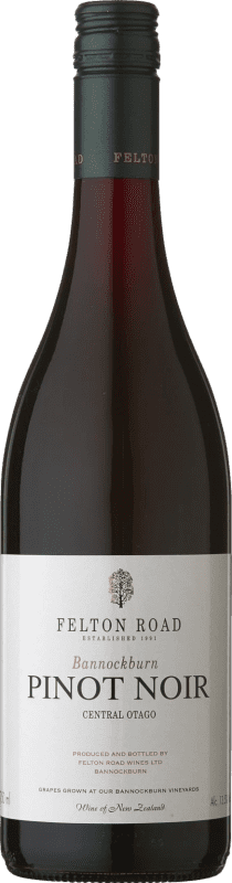 66,95 € | Vino Rosso Felton Road Bannockburn Crianza — Invecchiato in Botte I.G. Central Otago Central Otago Nuova Zelanda Pinot Nero 75 cl