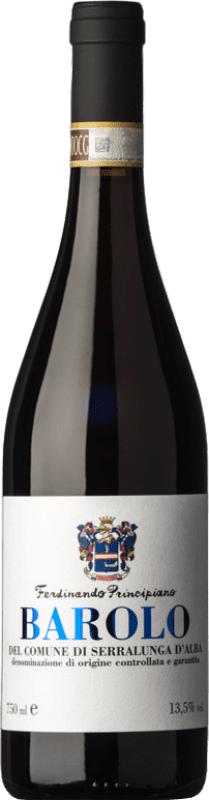 Free Shipping | Red wine Ferdinando Principiano Serralunga D.O.C.G. Barolo Piemonte Italy Nebbiolo Organic 75 cl