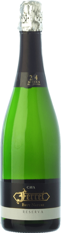 13,95 € | Weißer Sekt Ferret Brut Nature Reserve — Gereift D.O. Cava Katalonien Spanien Macabeo, Xarel·lo, Parellada 75 cl