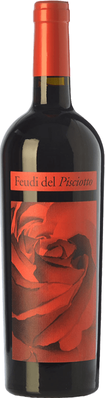 Бесплатная доставка | Красное вино Feudi del Pisciotto I.G.T. Terre Siciliane Сицилия Италия Merlot — Мерло 75 cl
