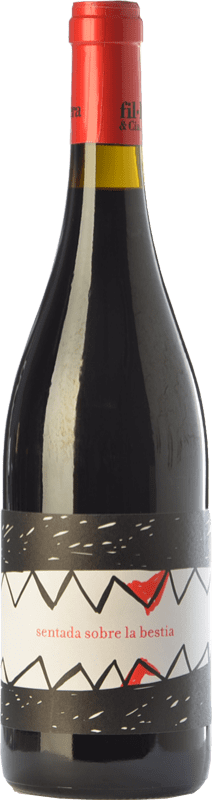 Free Shipping | Red Wine Fil'Oxera Sentada sobre la Bestia Young D.O. Valencia Valencian Community Spain Tempranillo, Garnacha — Grenache, Monastrell, Malvasia 75 cl