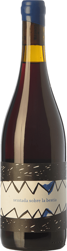 21,95 € Free Shipping | Red wine Fil'Oxera Sentada sobre la Bestia Blau Joven D.O. Valencia Valencian Community Spain Arco Bottle 75 cl