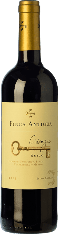 8,95 € | Red wine Finca Antigua Único Aged D.O. La Mancha Castilla la Mancha Spain Tempranillo, Merlot, Syrah, Cabernet Sauvignon Bottle 75 cl
