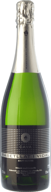 13,95 € | Белое игристое Ca N'Estella Rabetllat i Vidal Природа Брута Резерв D.O. Cava Каталония Испания Macabeo, Xarel·lo, Chardonnay 75 cl