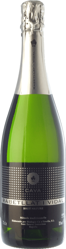 11,95 € Free Shipping | White sparkling Ca N'Estella Rabetllat i Vidal Brut Nature Reserva D.O. Cava Catalonia Spain Macabeo, Xarel·lo, Chardonnay Bottle 75 cl