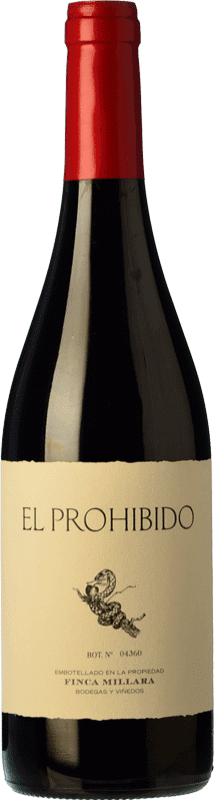 14,95 € | Vino Tinto Míllara El Prohibido Joven España Mencía, Sousón — Sousão 75 cl