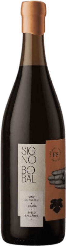 17,95 € Envio grátis | Vinho tinto Finca Sandoval Signo Bobal Crianza D.O. Manchuela