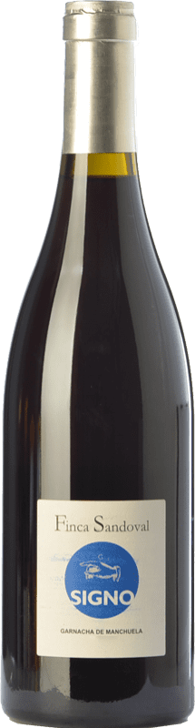 18,95 € | Red wine Finca Sandoval Signo Garnacha Aged D.O. Manchuela Castilla la Mancha Spain Grenache, Grenache Tintorera Bottle 75 cl